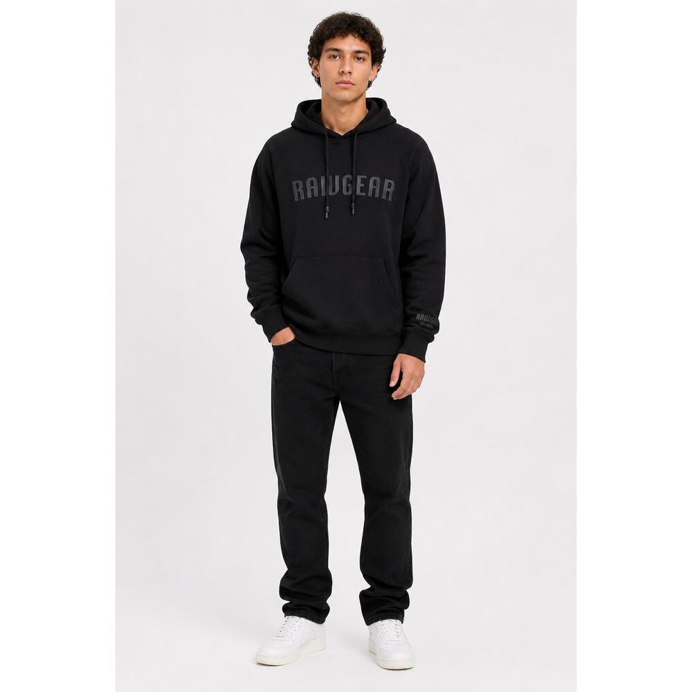 RawGear BM535 Hoodie Pullover Mens Size Medium Black New Athletic Loungewear